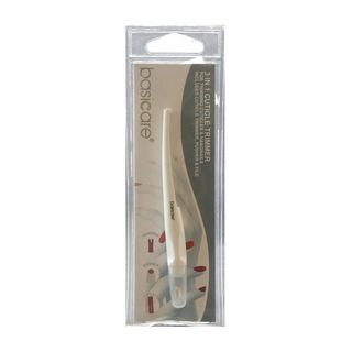 Basicare BC1917 3-in-1 Cuticle Trimmer, Pusher and File - 1 Piece