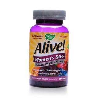 Alive! Women's 50+ Gummy Multivitamin - 60 Gummies