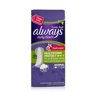 Always Daily Liners Multiform Protection Slim Normal Fresh - 20 Liners