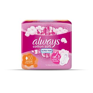 Always Ultra Cotton Soft Normal Pads with Wings - 10 Pads