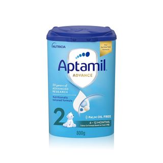 Aptamil Advance Palm-Oil-Free Stage 2 Formula 6-12 Months - 6 x 800 g