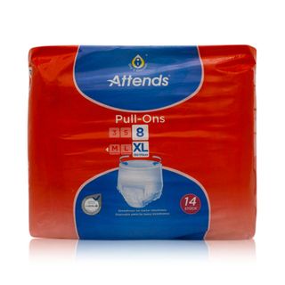 Attends Pull-Ons Plus 8 Extra Large - 56 Pants (4 x 14)