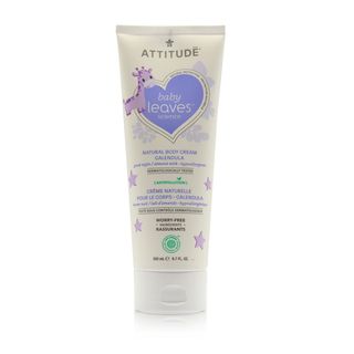 ATTITUDE Baby Leaves Calendula Good Night Body Cream, Almond Milk - 200 ml