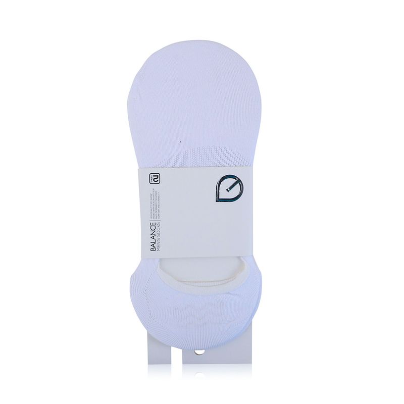 Balance Balance Men's Socks, White - 2 Pairs