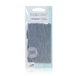 Basicare BC3360 Grey Cotton Cosmetic Headband - 1 Piece