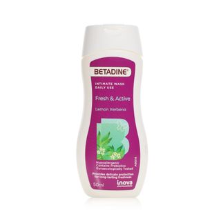 Betadine Fresh & Active Intimate Wash with Lemon Verbena - 50 ml