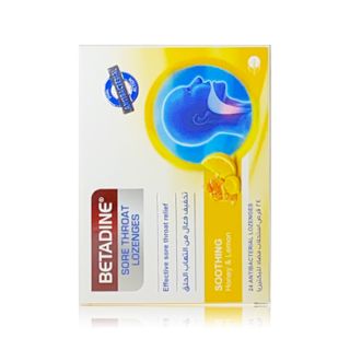 Betadine Sore Throat Honey and Lemon Lozenges - 24 Lozenges