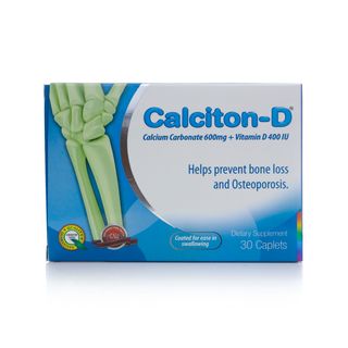 Calciton-D Calcium 600 mg + Vitamins D3 400 IU - 30 Caplets