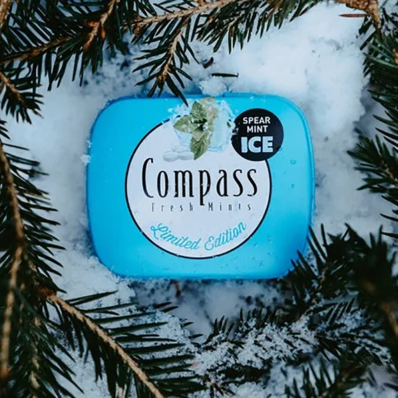 Compass Compass Mini Spearmint Ice Sugar-Free Mints - 7 g