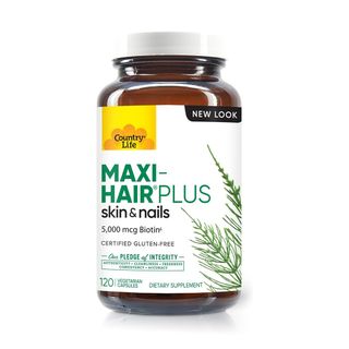 Country Life Maxi-Hair Plus 5,000 mcg Biotin - 120 Veg Capsules