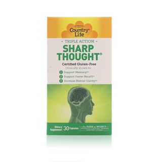 Country Life Triple Action Sharp Thought - 30 Capsules