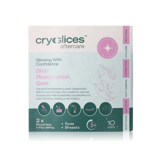 CryoSlices Aftercare Round CryoGel Pads for Eyes & Breasts - 2 Pads