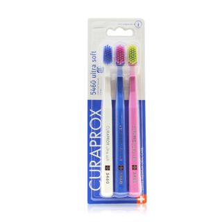 Curaprox CS 5460 Ultra-Soft Toothbrushes - 3 Pack