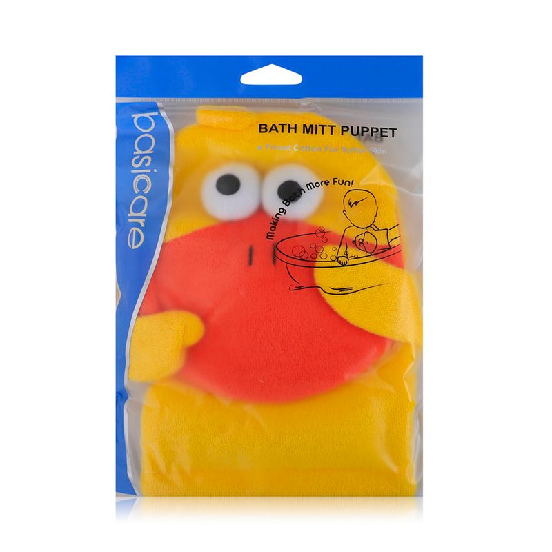 Basicare Basicare BC2200 Duck Bath Mitt Puppet Yellow - 1 Piece