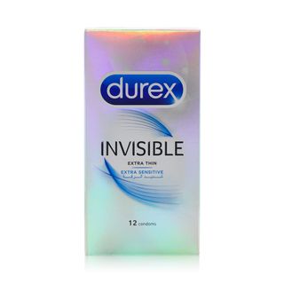 Durex Invisible Extra Thin Condoms - 12 Condoms