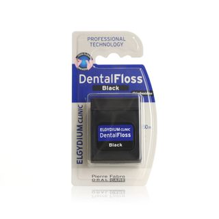 Elgydium Clinic Black Chlorhexidine Dental Floss - 50 m