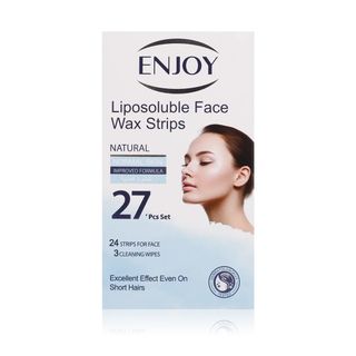 Enjoy Natural Liposoluble Facial Wax Strips for Normal Skin - 27 Pieces