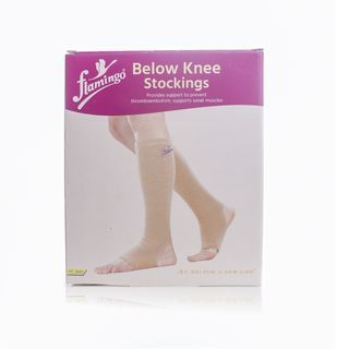 Flamingo Premium Below-Knee Compression Stockings - Large