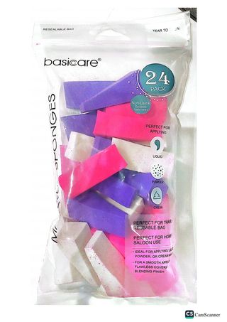 Basicare BC1048 Foundation Wedges - 24 Pieces
