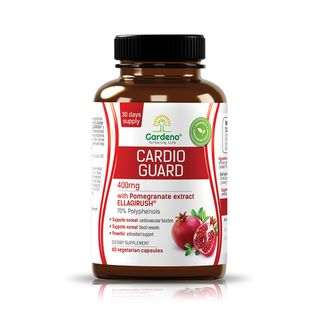 Gardeno Cardio Guard Ellagirush Pomegranate 400 mg - 60 Vegetable Capsules