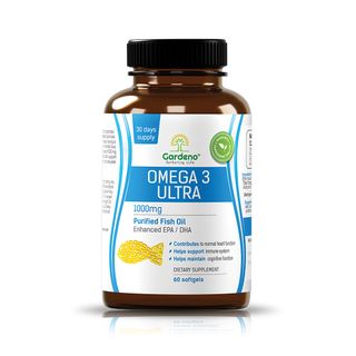 Gardeno Omega 3 Ultra Sardine Fish Oil 1000 mg - 60 Softgels