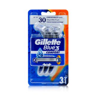 Gillette Blue3 Disposable Razors for Men - 3 Razors