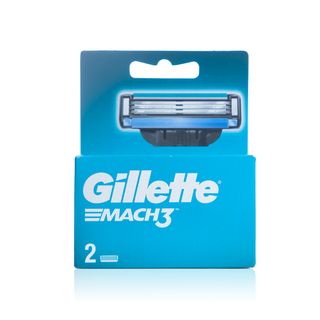 Gillette Mach3 Razor Blade Refill Cartridges - 2 Cartridges