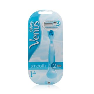 Gillette Venus Crystal Smooth Reusable Razor for Women + 2 Cartridges