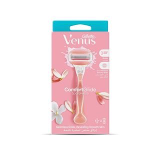 Gillette Venus ComfortGlide Spa Breeze Razor Handle with 2 Refill Cartridges