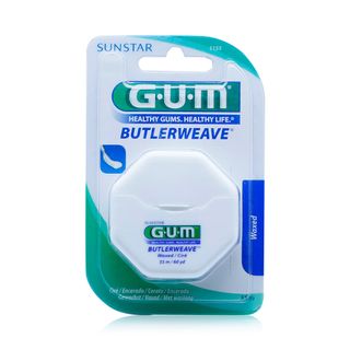 GUM ButlerWeave 1155 Waxed Dental Floss 60 yd - 1 Dispenser