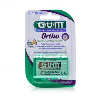 GUM 723 Unflavoured Orthodontic Wax - 5 Pre-Cut Strips