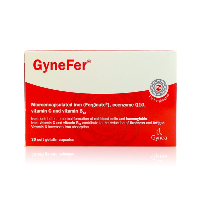 GyneFer GyneFer Iron, CoQ10 and Vitamins Capsules - 30 Softgels