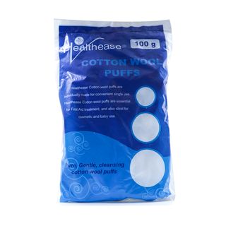 Healthease Cotton Wool Puffs - 100 g