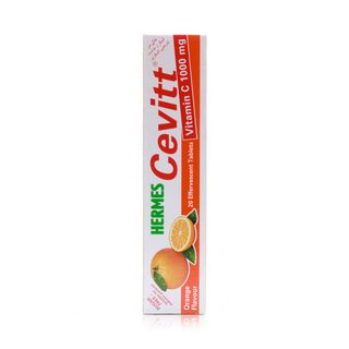 Hermes Cevitt Vitamin C 1000 mg Orange Effervescent - 20 Tablets