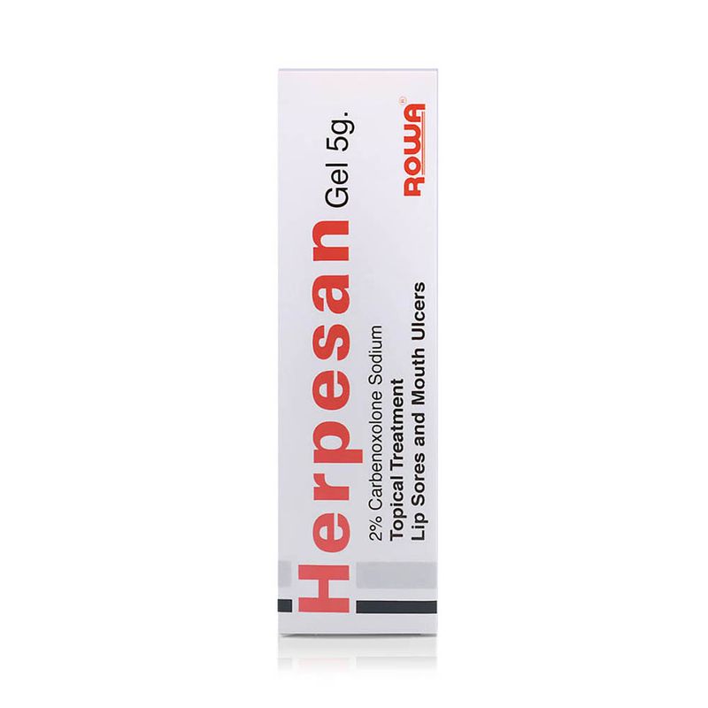 Herpesan Herpesan Carbenoxolone Sodium 2% Oral Gel - 5 g