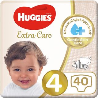 Huggies Ultra Comfort Taped Diapers Size 4 (8-14 kg) - 40 Diapers