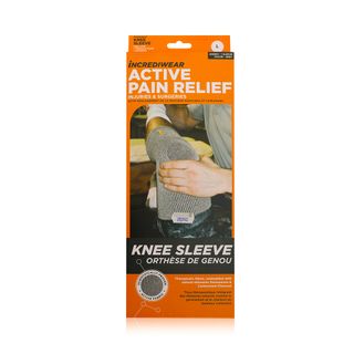 Incrediwear Knee Sleeve Grey, Large - 1 Sleeve