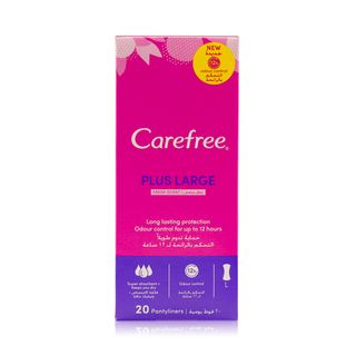Carefree Plus Large Fresh Scent Panty Liners - 20 Liners