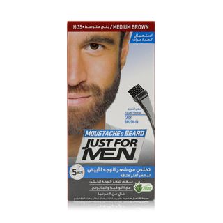 Just For Men Moustache & Beard M-35 Medium Brown Colour Gel, 28.4 g