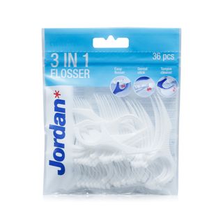 Jordan Easy Reach 3-in-1 Dental Flossers - 25 Flossers