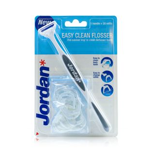 Jordan Easy Clean Flosser with 20 Refill Heads - 1 Set