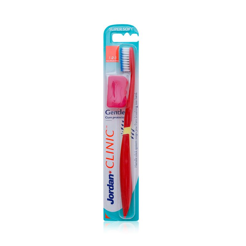Jordan Clinic Gum Protector Soft Toothbrush with Head Cover - 1 Toothbrush