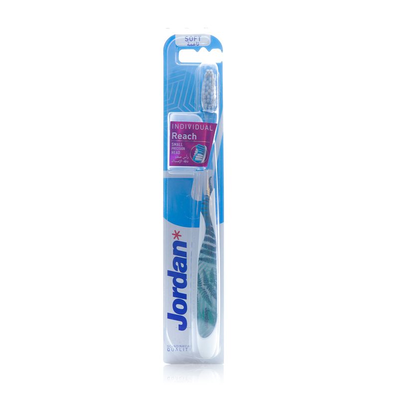 Jordan Individual Reach Soft Manual Toothbrush - 1 Toothbrush