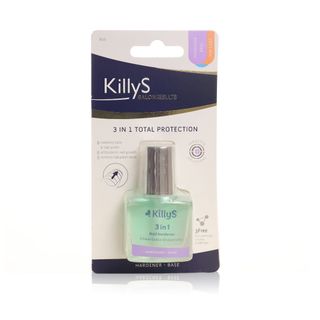 KillyS 3-in-1 Nail Hardener, Hypoallergenic - 10 ml