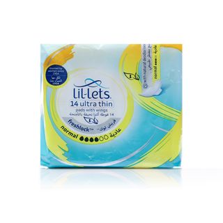 Lil-Lets Freshlock Ultra Thin Pads with Wings Normal 14S