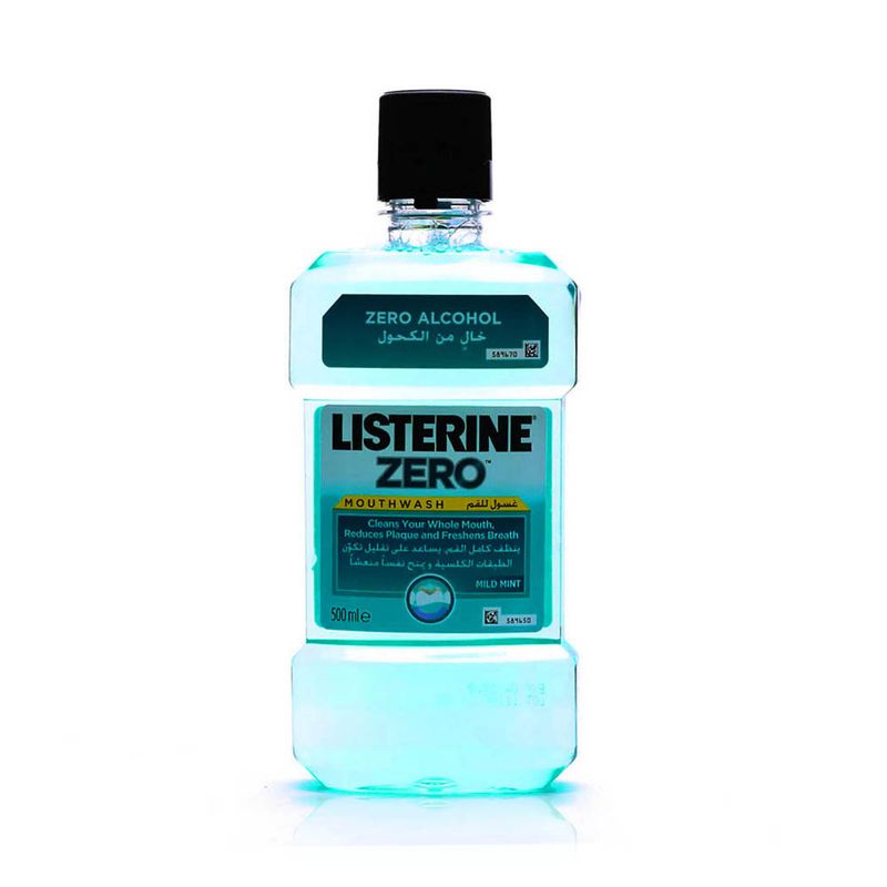 Listerine Total Care Zero Alcohol-Free Mouthwash - 500 ml