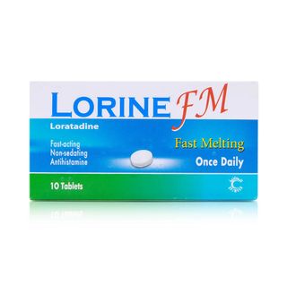 Lorine FM Loratadine 10 mg Orally Disintegrating Tablets - 10 Tablets