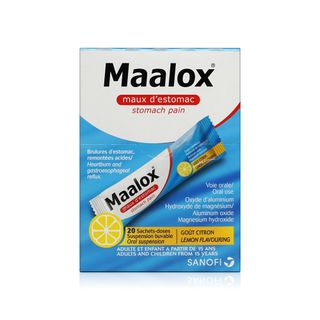 Maalox Stomach Pain Oral Suspension 4.3 ml - 20 Sachets