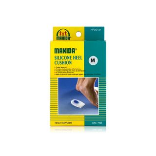 Makida Silicone Heel Cushion with Lateral Dot Large HFOS1217Z - 1 Pair