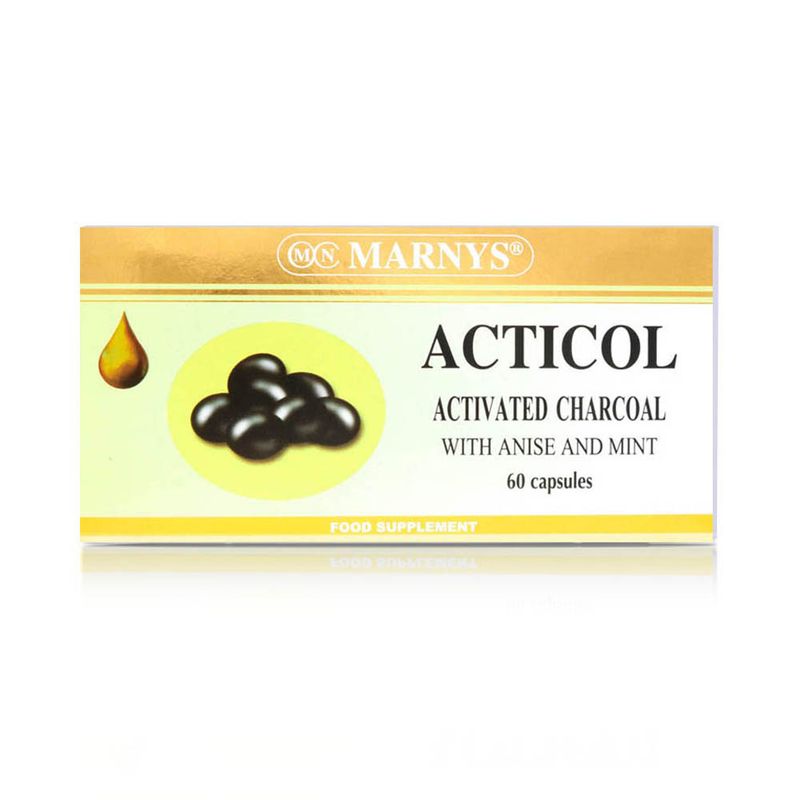 MARNYS MARNYS Acticol Activated Charcoal - 60 Softgel Capsules